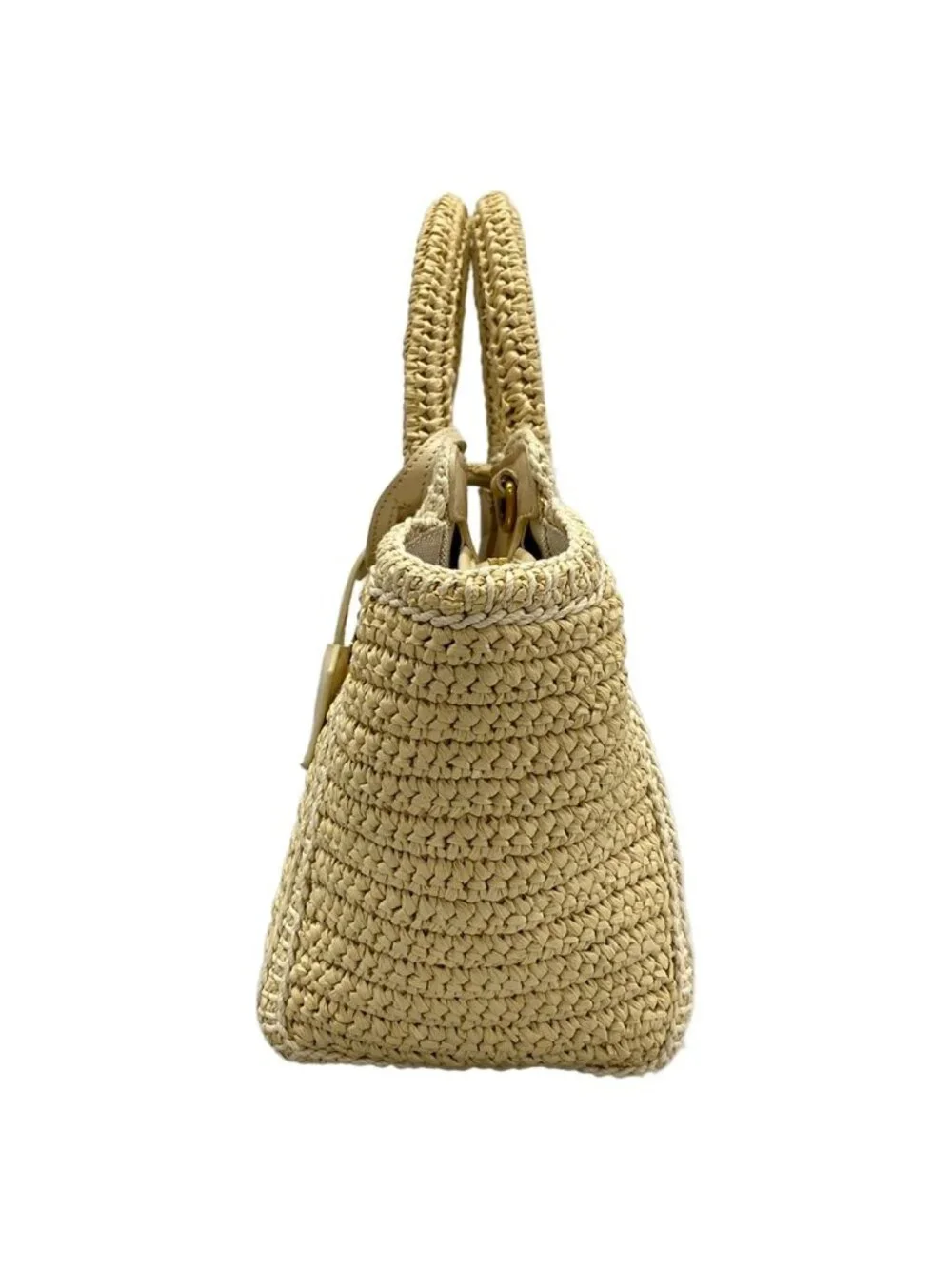 Saint Laurent Paris Handbag Baby Downtown Cabas Ivory Leather